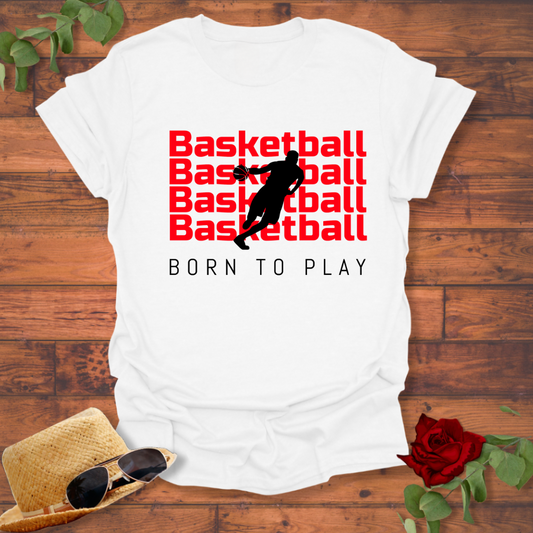 Basket ball T-shirt | Peachy Mind Unisex 100% Cotton T-Shirt