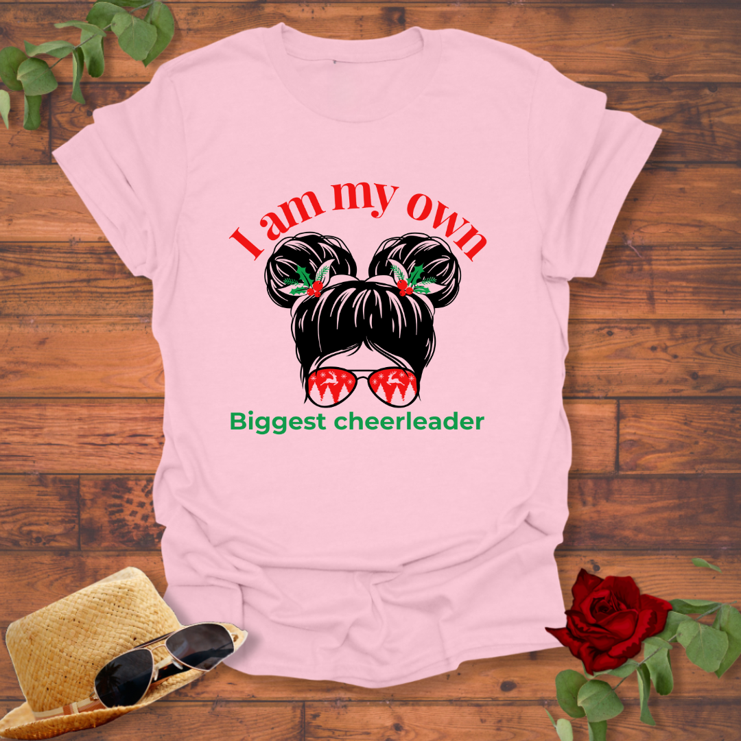 Biggest Cheerleader T-shirt | Peachy Mind Unisex 100% Cotton T-Shirt