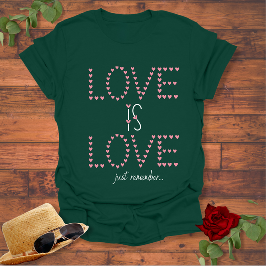 Love Is Love T-shirt | Peachy Mind Unisex 100% Cotton T-Shirt