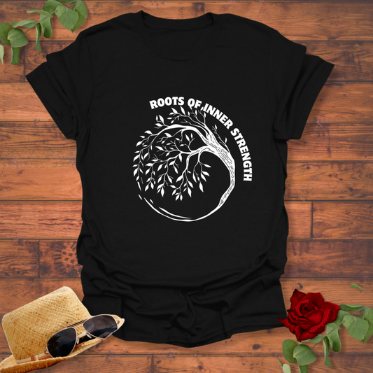 Roots of Inner Strength T-shirt | Peachy Mind Unisex 100% Cotton T-Shirt