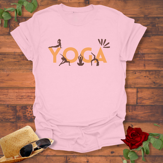 Yoga For All Day T-shirt | Peachy Mind Unisex 100% Cotton T-Shirt