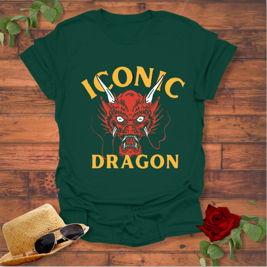 Iconic Dragon T-shirt | Peachy Mind Unisex 100% Cotton T-Shirt