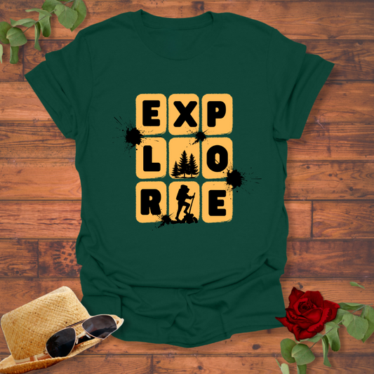 Explore Positivity T-shirt | Peachy Mind Unisex 100% Cotton T-Shirt