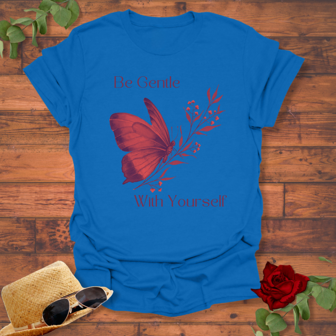 Be Gentle With Yourself T-shirt | Peachy Mind Unisex 100% Cotton T-Shirt