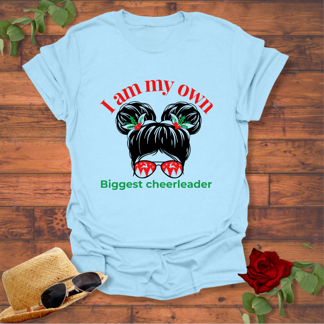 Biggest Cheerleader T-shirt | Peachy Mind Unisex 100% Cotton T-Shirt