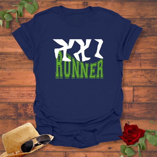 The Runner T-shirt | Peachy Mind Unisex 100% Cotton T-Shirt