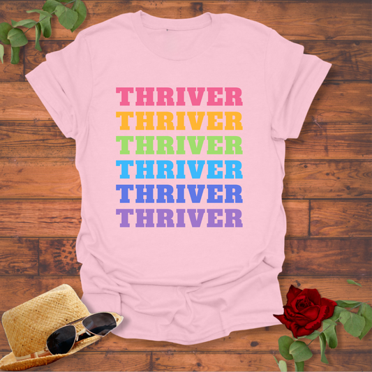 Thriver T-shirt | Peachy Mind Unisex 100% Cotton T-Shirt