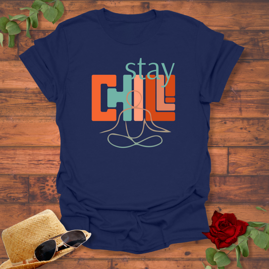 Stay Chill T-shirt | Peachy Mind Unisex 100% Cotton T-Shirt