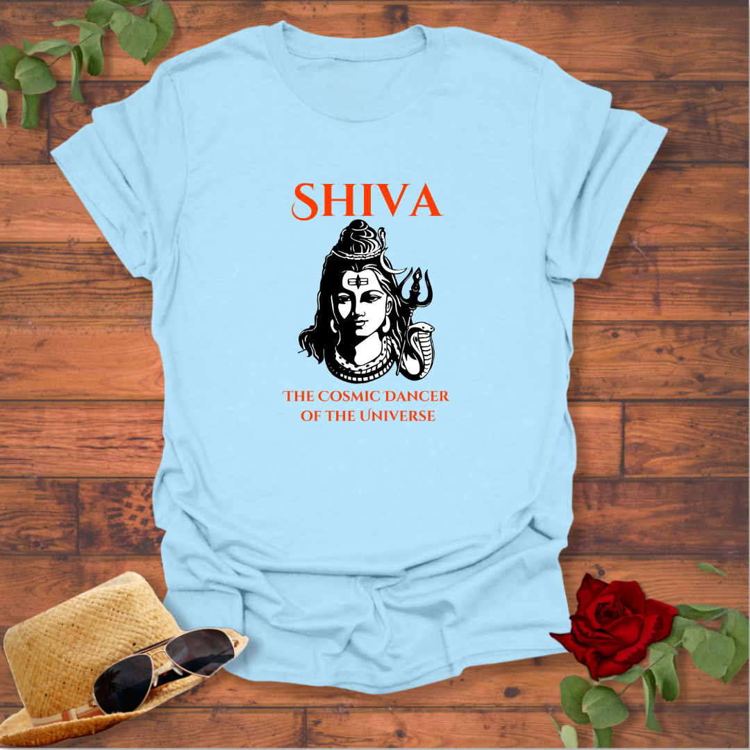 Shiva The Cosmic Dancer T-shirt | Peachy Mind Unisex 100% Cotton T-Shirt