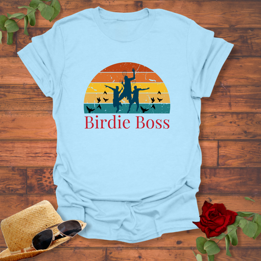 Birdie Boss T-shirt | Peachy Mind Unisex 100% Cotton T-Shirt