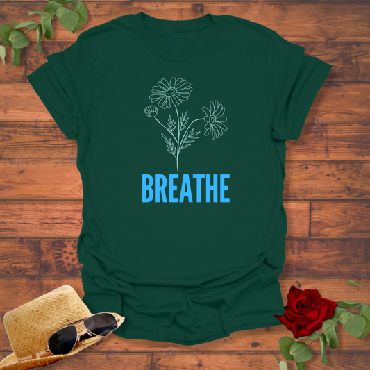 Breathe T-shirt | Peachy Mind Unisex 100% Cotton T-Shirt
