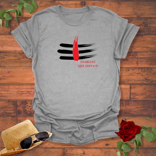 Fearless Like Shiva T-shirt | Peachy Mind Unisex 100% Cotton T-Shirt