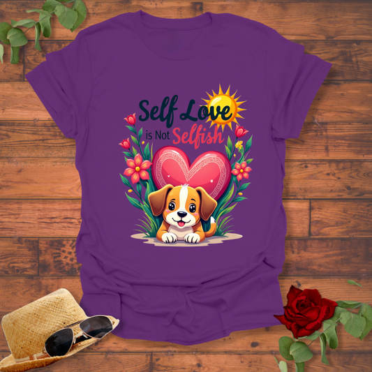 Self Love is Not Selfish T-shirt | Peachy Mind Unisex 100% Cotton T-Shirt