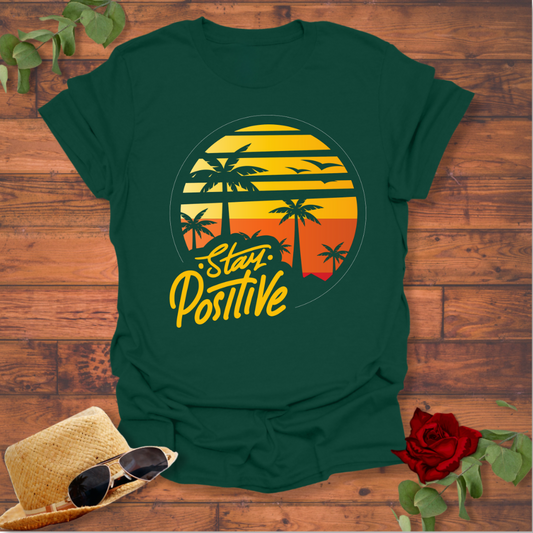 Stay Positive T-shirt | Peachy Mind Unisex 100% Cotton T-Shirt