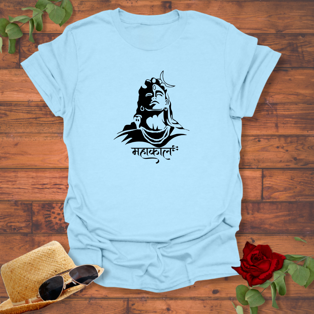 Mahakala महाकाल T-shirt | Peachy Mind Unisex 100% Cotton T-Shirt