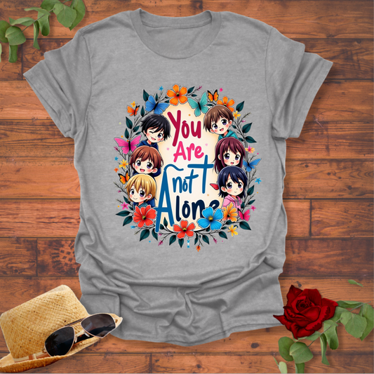 You Are not Alone T-shirt | Peachy Mind Unisex 100% Cotton T-Shirt