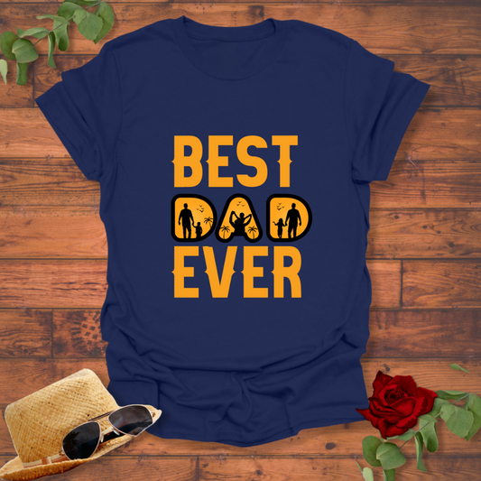 Best Dad Ever T-shirt | Peachy Mind Unisex 100% Cotton T-Shirt