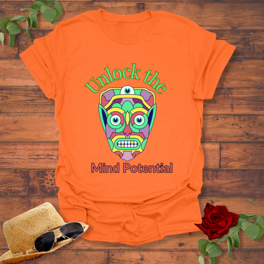 Unlock Your Mind Potential T-shirt | Peachy Mind Unisex 100% Cotton T-Shirt