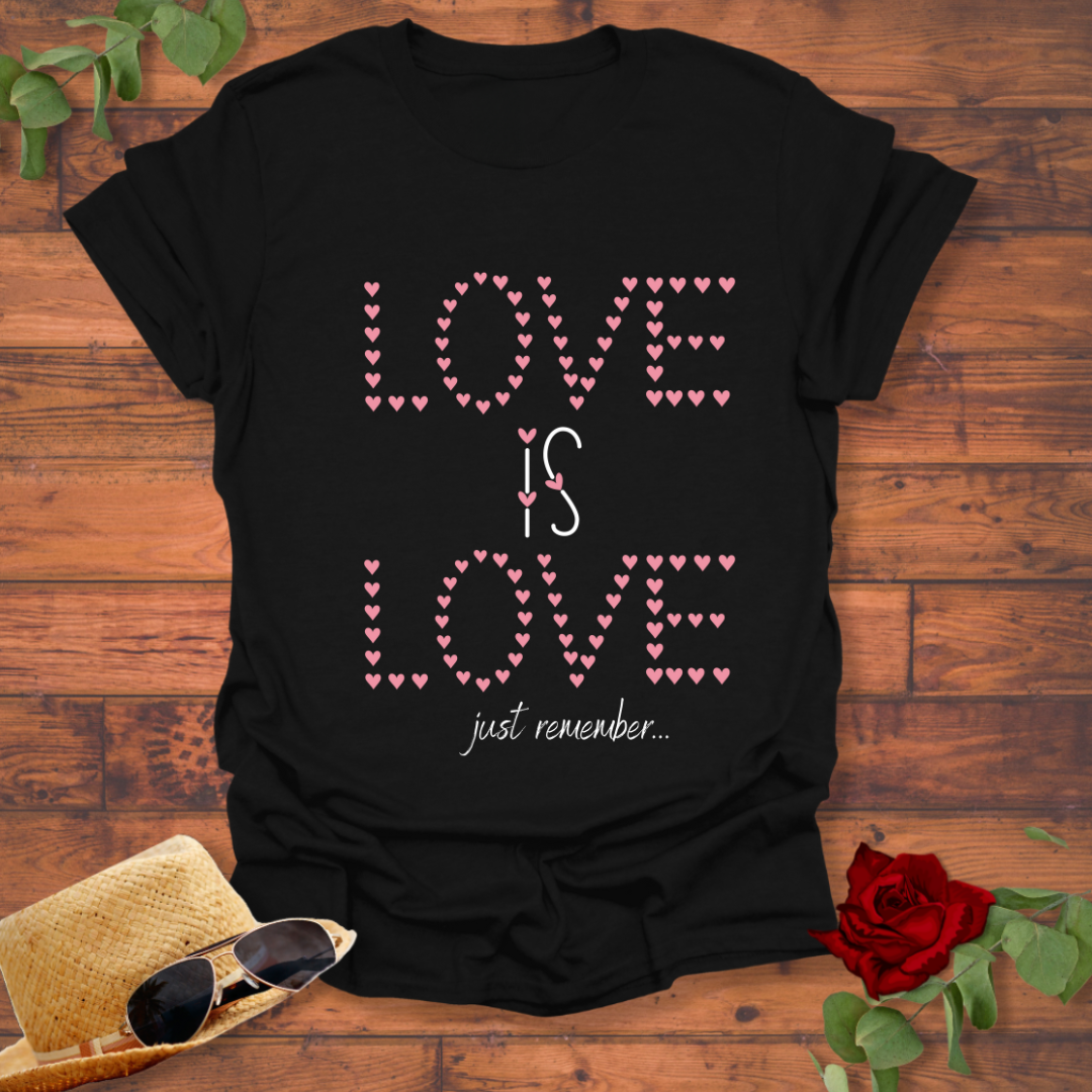 Love Is Love T-shirt | Peachy Mind Unisex 100% Cotton T-Shirt