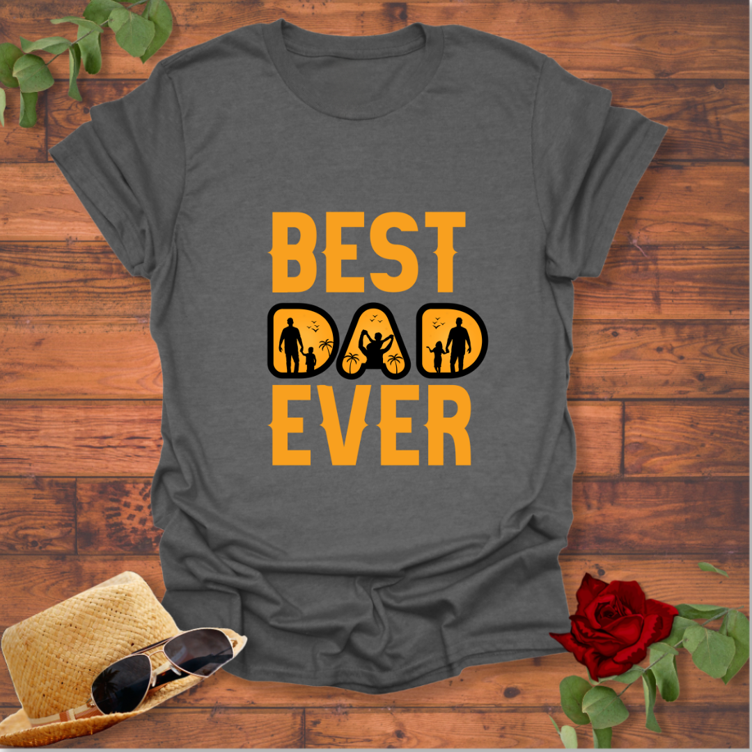 Best Dad Ever T-shirt | Peachy Mind Unisex 100% Cotton T-Shirt
