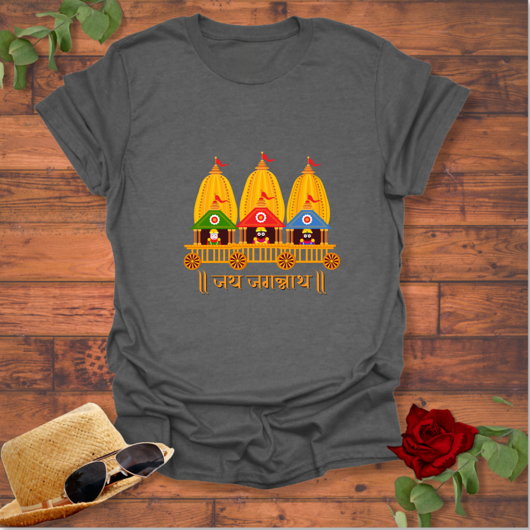 JAI JAGGANATH T-shirt | Peachy Mind Unisex 100% Cotton T-Shirt