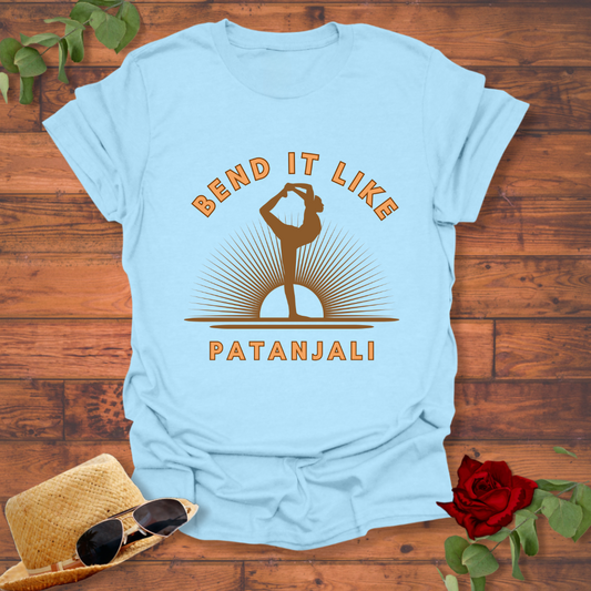 Bend It Like Patanjali T-shirt | Peachy Mind Unisex 100% Cotton T-Shirt