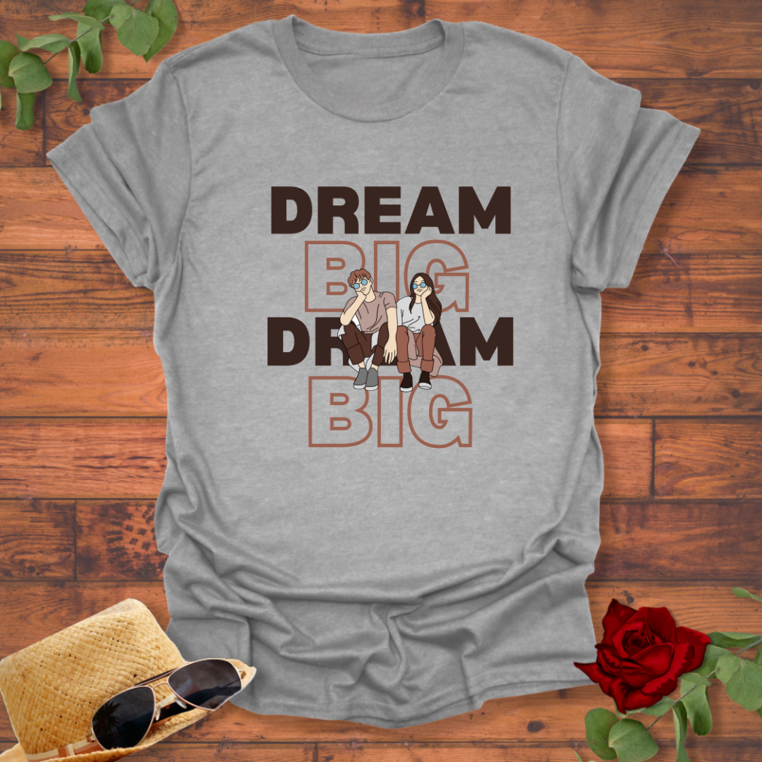 Dream Big T-shirt | Peachy Mind Unisex 100% Cotton T-Shirt