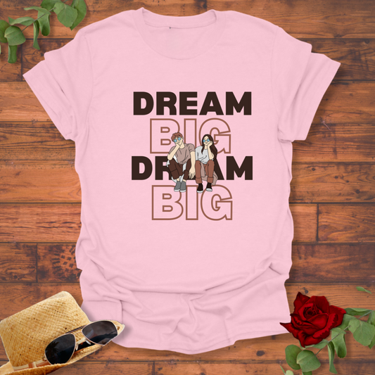 Dream Big T-shirt | Peachy Mind Unisex 100% Cotton T-Shirt