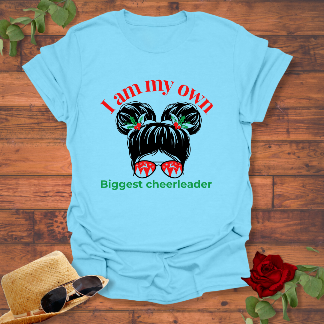 Biggest Cheerleader T-shirt | Peachy Mind Unisex 100% Cotton T-Shirt