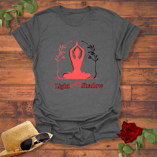 Light Shadow T-shirt | Peachy Mind Unisex 100% Cotton T-Shirt