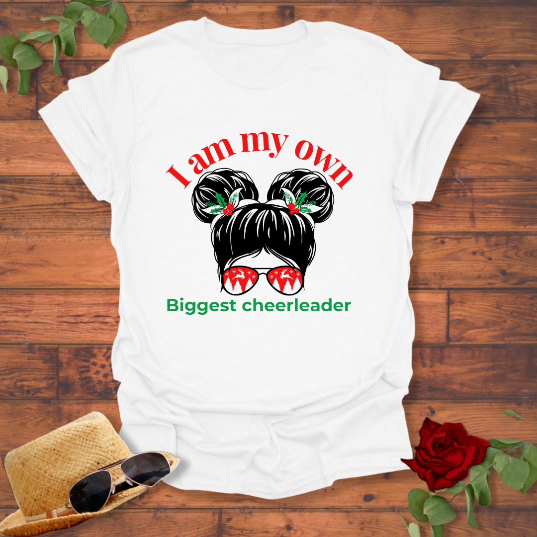 Biggest Cheerleader T-shirt | Peachy Mind Unisex 100% Cotton T-Shirt