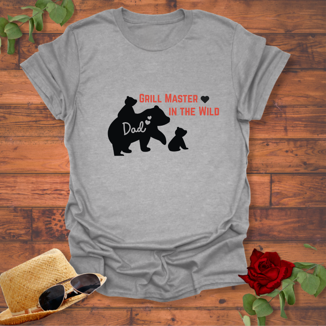 Grill Master DAD T-shirt | Peachy Mind Unisex 100% Cotton T-Shirt