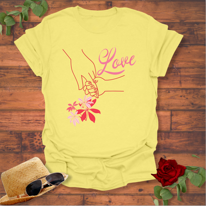 Faith In Love T-shirt | Peachy Mind Unisex 100% Cotton T-Shirt