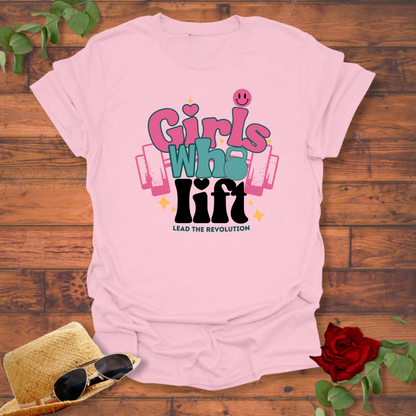 Girls Who Lift  T-shirt | Peachy Mind Unisex 100% Cotton T-Shirt