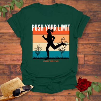 Push Your Limit  T-shirt | Peachy Mind Unisex 100% Cotton T-Shirt