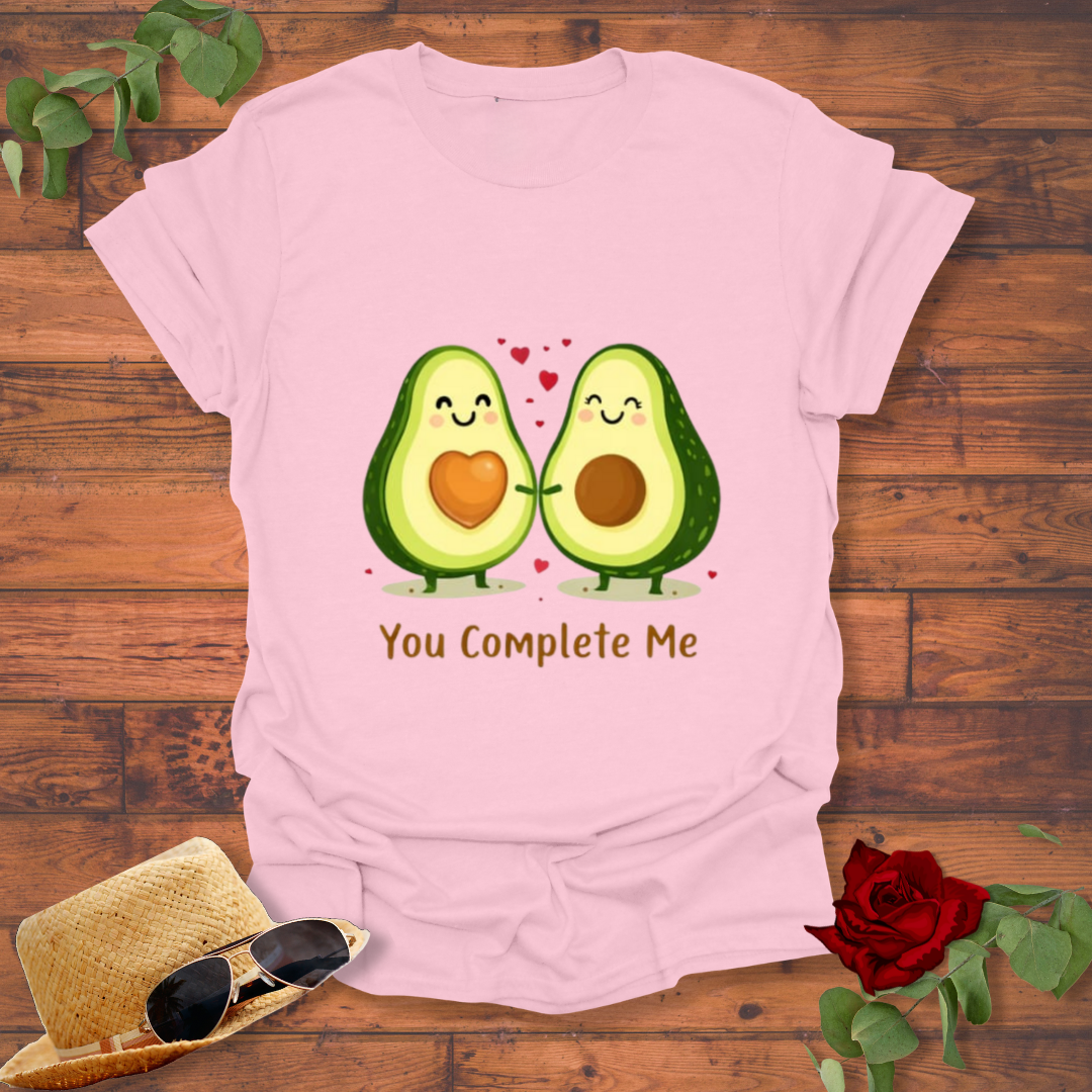 You Complete Me T-shirt | Peachy Mind Unisex 100% Cotton T-Shirt