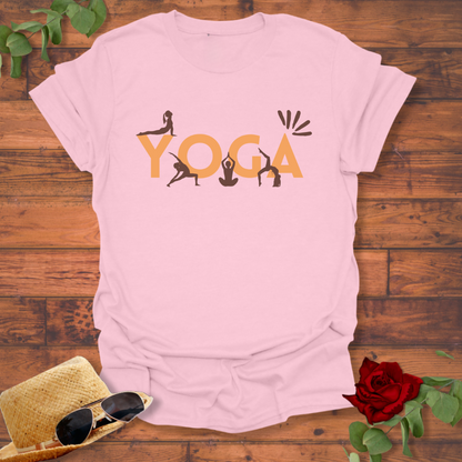 Yoga For All Day  T-shirt | Peachy Mind Unisex 100% Cotton T-Shirt