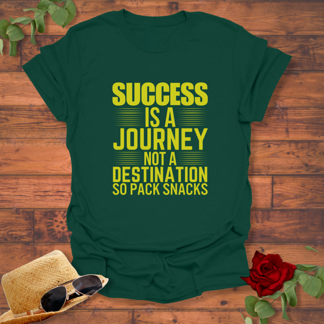 Success Is A Journey Not A Destination T-shirt | Peachy Mind Unisex 100% Cotton T-Shirt
