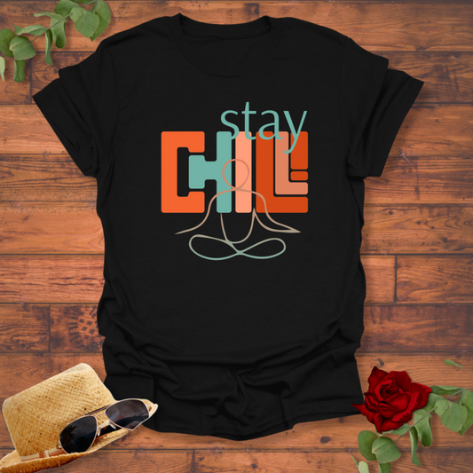 Stay Chill T-shirt | Peachy Mind Unisex 100% Cotton T-Shirt
