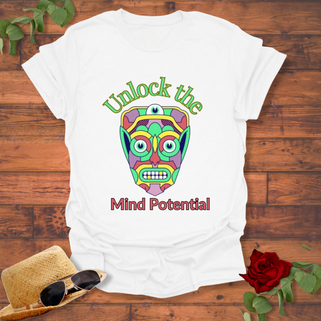 Unlock Your Mind Potential T-shirt | Peachy Mind Unisex 100% Cotton T-Shirt