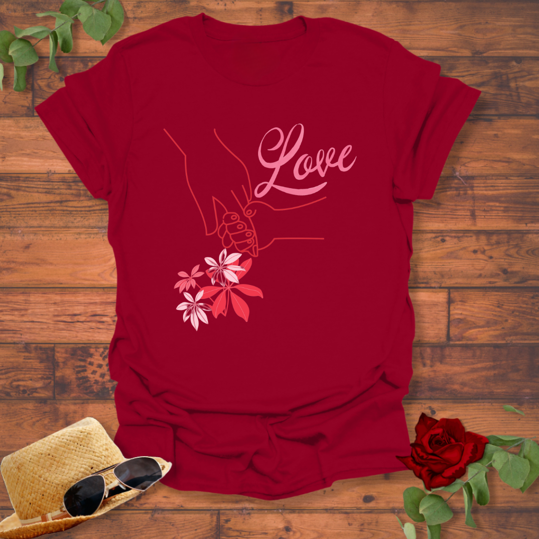 Faith In Love T-shirt | Peachy Mind Unisex 100% Cotton T-Shirt