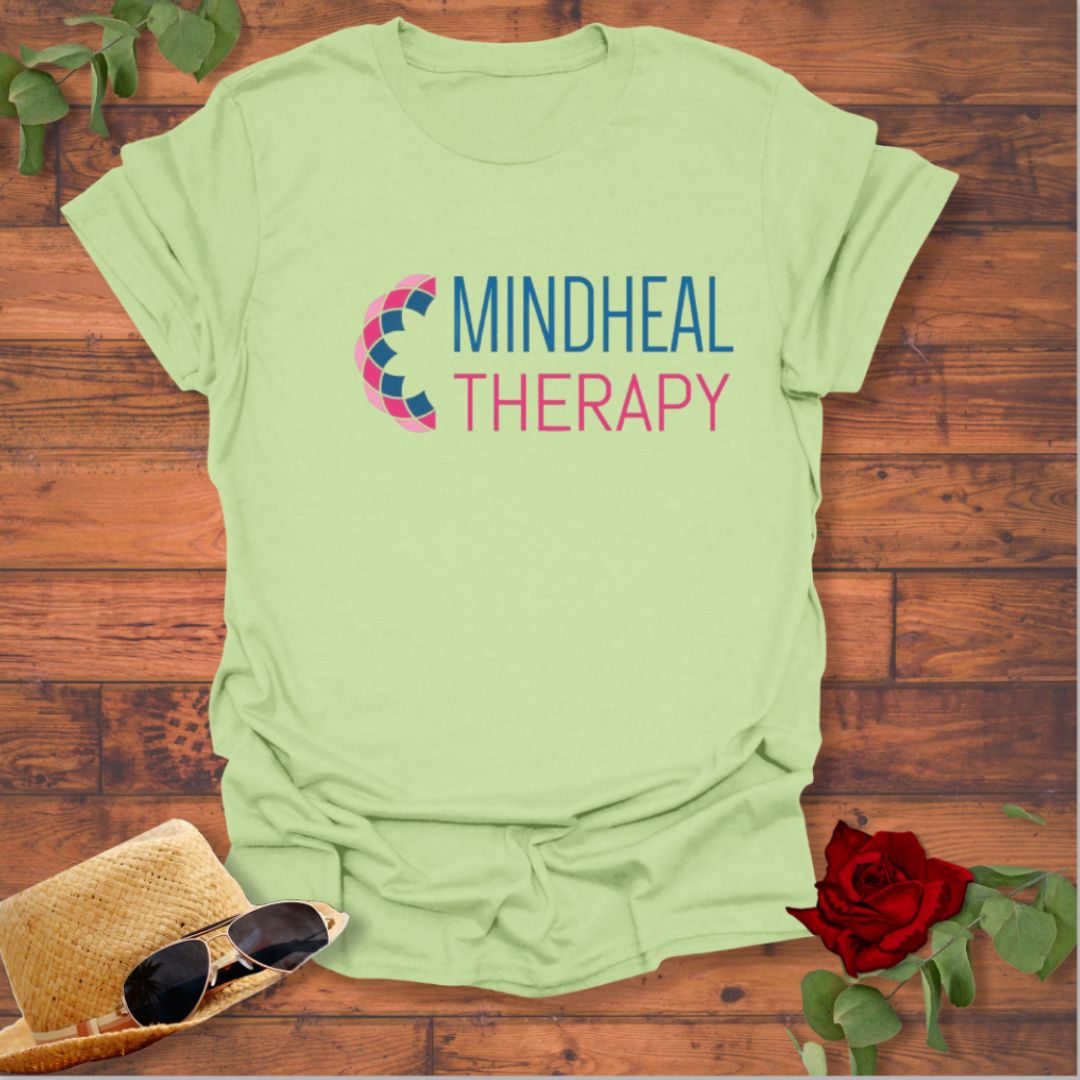 Mind Heal Therapy T-shirt | Peachy Mind Unisex 100% Cotton T-Shirt