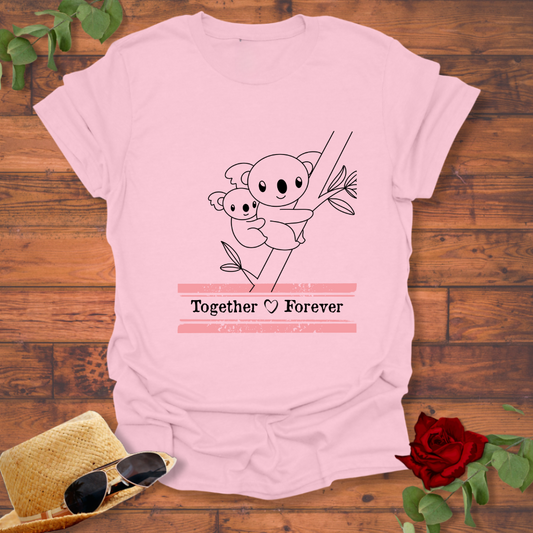 Together & Forever  T-shirt | Peachy Mind Unisex 100% Cotton T-Shirt