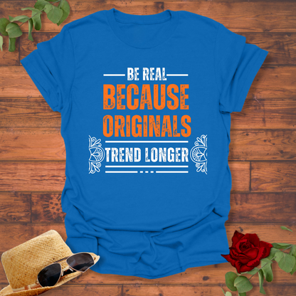 Be Real Originals Trend Longer T-shirt | Peachy Mind Unisex 100% Cotton T-Shirt