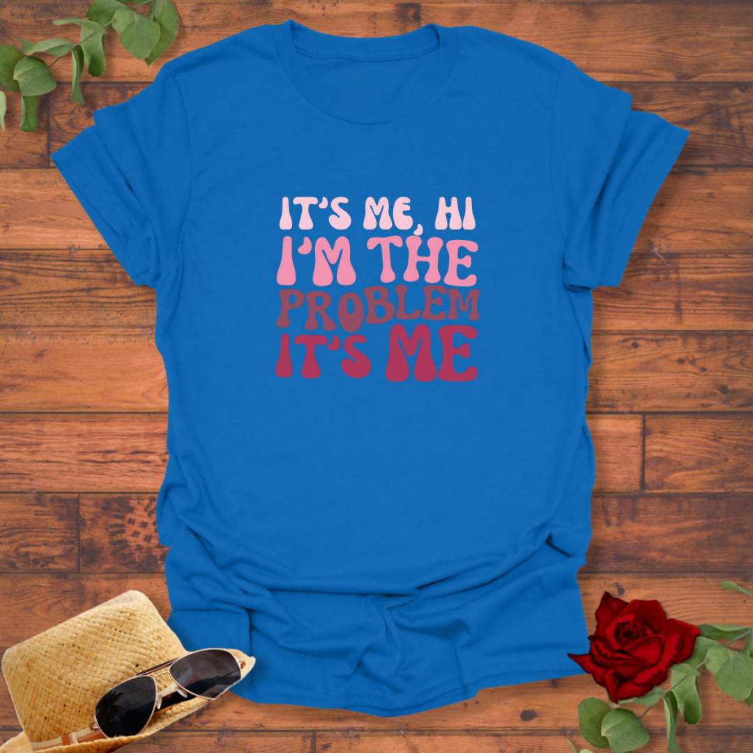 It's Me, Hi It's Me T-shirt | Peachy Mind Unisex 100% Cotton T-Shirt