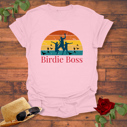 Birdie Boss T-shirt | Peachy Mind Unisex 100% Cotton T-Shirt