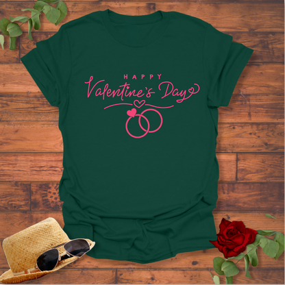 Happy Valentine's Day  T-shirt | Peachy Mind Unisex 100% Cotton T-Shirt