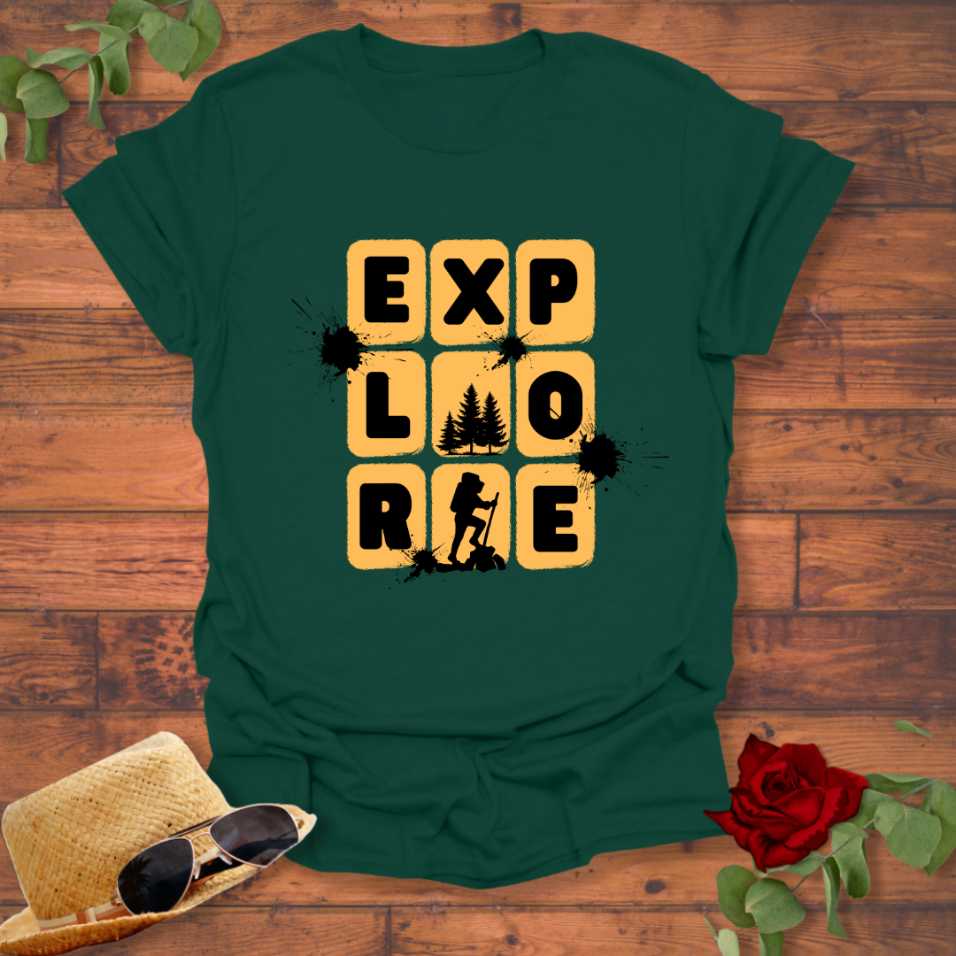 Explore Positivity  T-shirt | Peachy Mind Unisex 100% Cotton T-Shirt