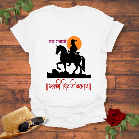 जय भवानी T-shirt | Peachy Mind Unisex 100% Cotton T-Shirt