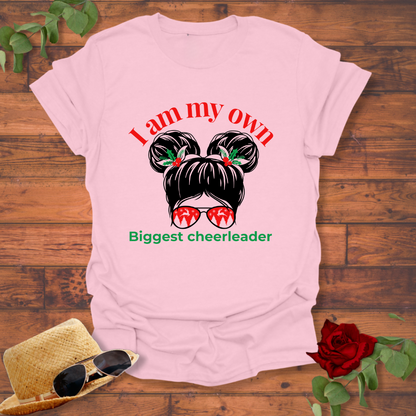Biggest Cheerleader T-shirt | Peachy Mind Unisex 100% Cotton T-Shirt